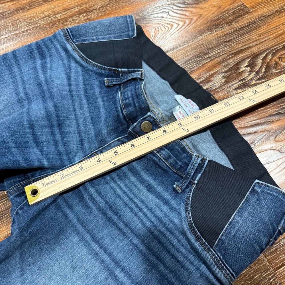 Liz Lange & Isabel Maternity Bundle Bootcut‎ Jeans 12/31R & Printed Tank Top L - Picture 6 of 11